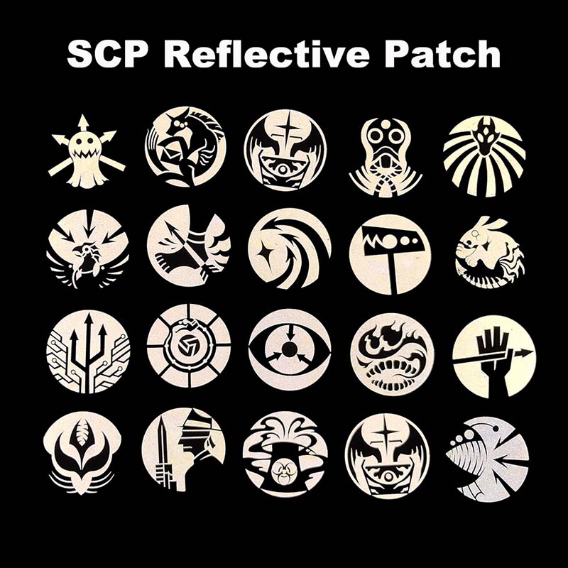 Urban Backpack Tactical - Эмблема фундамента SCP, военные тактические наклейки,