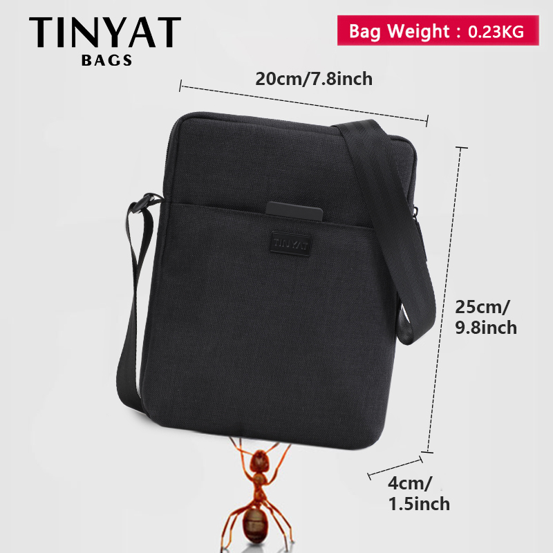 Мужская легкая сумка TINYAT из – обзор и цена Canvas Backpack Casual