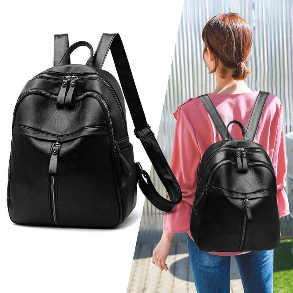 Простой женский рюкзак из иску – обзор и цена Fashion Backpack Women